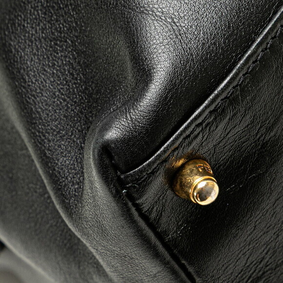 Fendi Selleria handbag black leather - Picture 5 of 8
